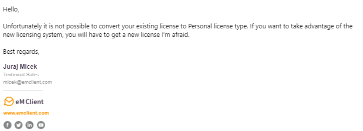 Pro License&quot; is now &ldquo;Personal&rdquo; EXCEPT previous Pro users must buy 