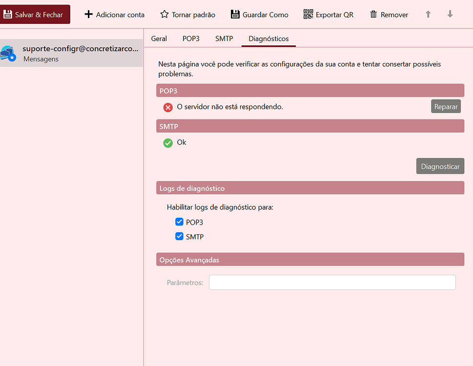 POP3 Authentification Fail in dovecot email server - Mail - eM Client