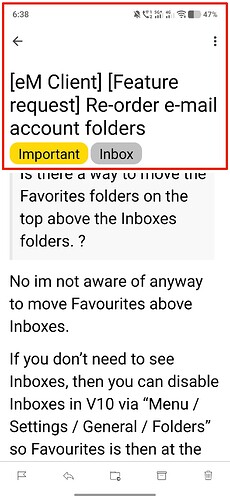 emClient mail