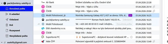 emClient conversation background
