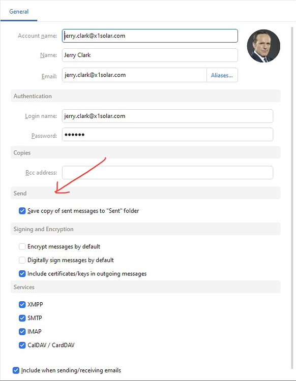 Sent Messages folder - Mail - eM Client