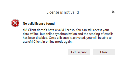 emclient license