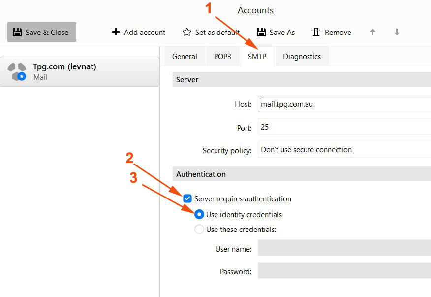 How to do the Mail Server authentication? - eM Client