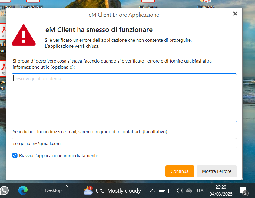 Lifetime license upgrade to 10 - License problems - eM Client