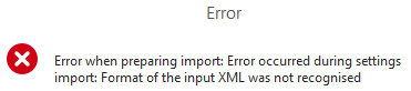 EM Client import error
